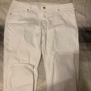 Michael Kors white jeans size 14.